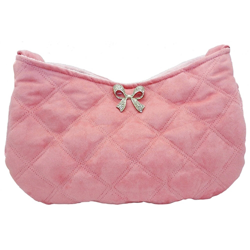 Coco Bow Pink Snuggle Sack - small with Adjustable Strap