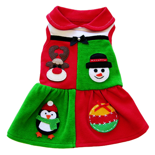 Holiday Patchwork Dress