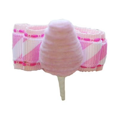 Sweet Cotton Candy Hair Barrette - pink