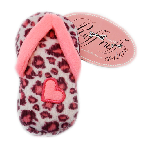 Pink Leopard Sandal plush toy